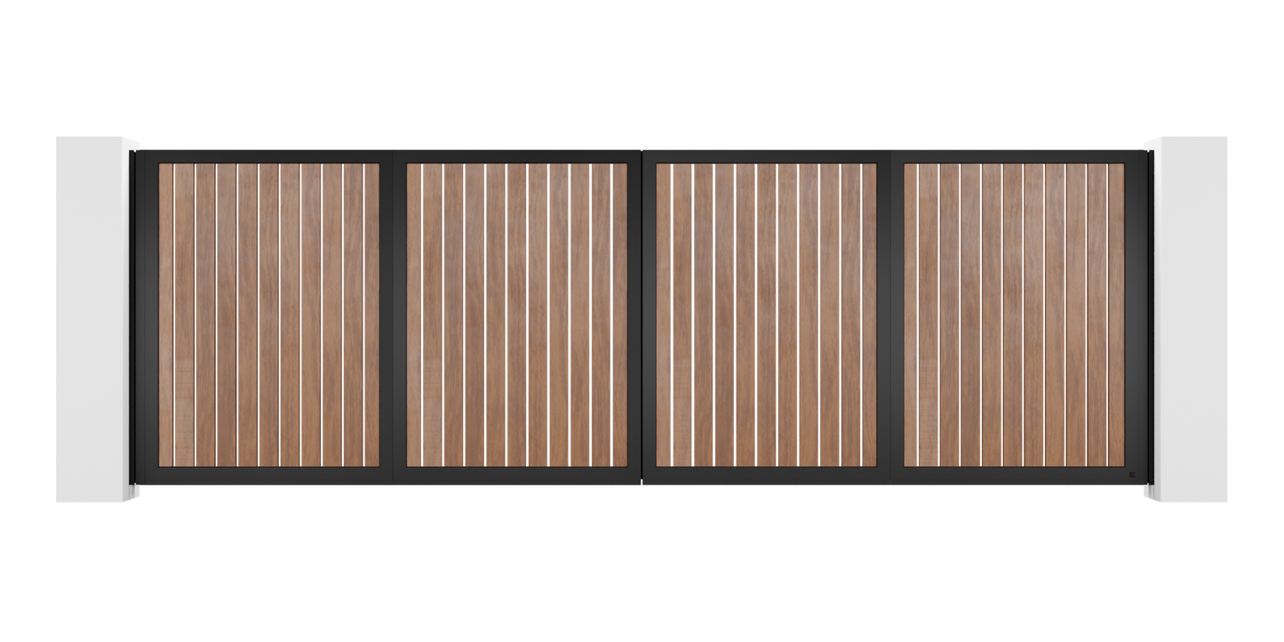 Wood Design Trackless Folding Gate