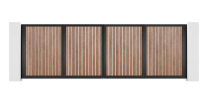 Wood Design Trackless Folding Gate