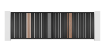 Wood Design Trackless Folding Gate