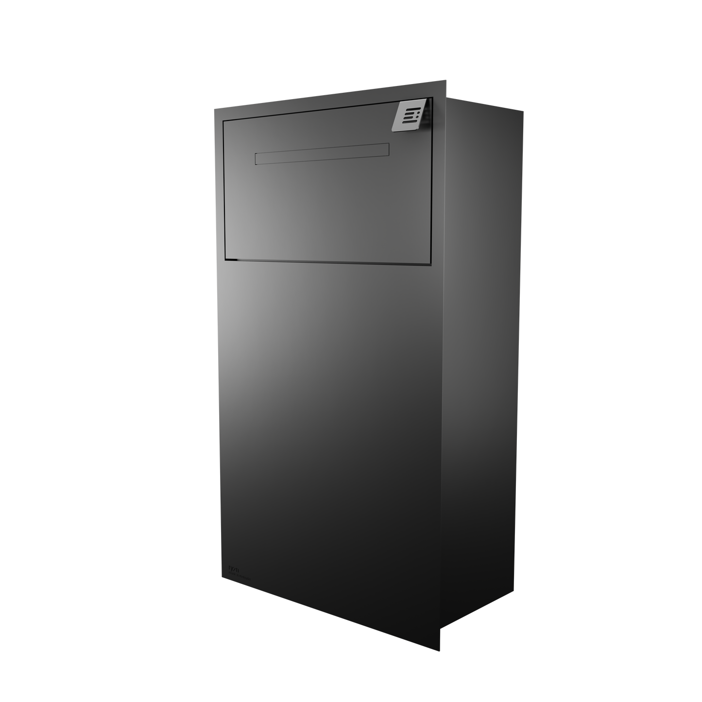 Anti Theft Parcel Box with Mail Flap (Black)