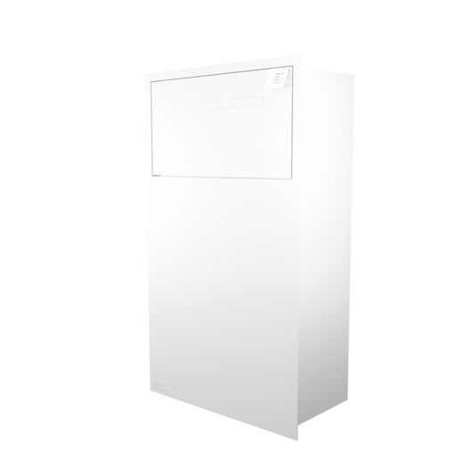 Anti Theft Parcel Box with Mail Flap (White)
