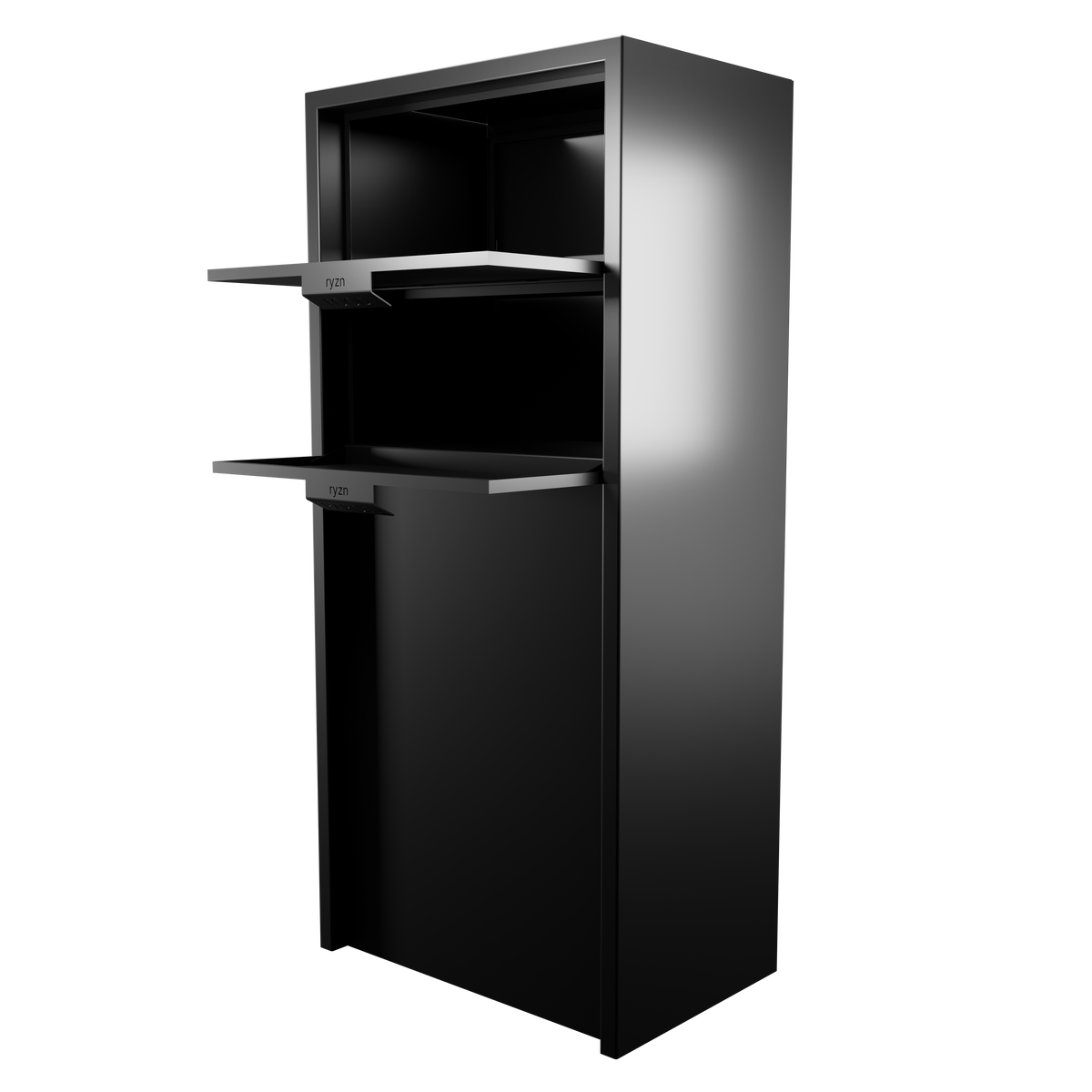 Food and Parcel Enclosure with Mail Flap (Black) – ryzn