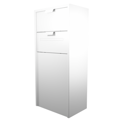 Food and Parcel Enclosure with Mail Flap (White)