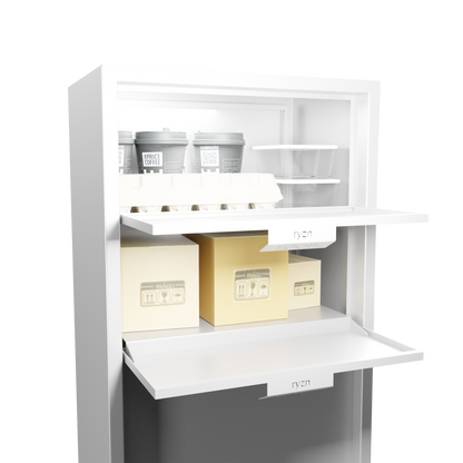 Food and Parcel Enclosure (White)